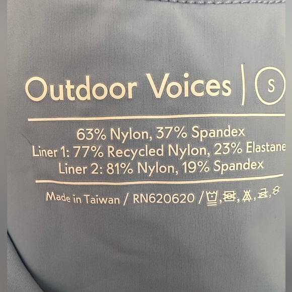 Outdoor Voices Light Blue Tank Top - Picture 2 of 3